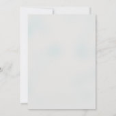 Dusty Türkise Foliage Website inklusive Hochzeit Einladung (Rückseite)