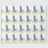 Dusty Vacuuming Geschenkpapier (Flach)