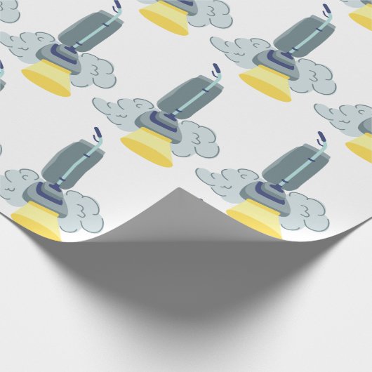 Dusty Vacuuming Geschenkpapier (Ecke)