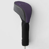 Dusty Violet Crescent Moons Monogramm Golf Headcover (angewinkelt)