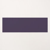 Dusty Violet Crescent Moons Monogramm Yogamatte (Rückseite (Horizontal))