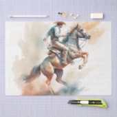 Dusty Western Wasserfarbe "Bucking Bronco" Seidenpapier (Handwerk)