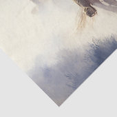 Dusty Western Wasserfarbe "Posse - The Chase" Seidenpapier (Detail)