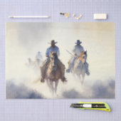 Dusty Western Wasserfarbe "Posse - The Chase" Seidenpapier (Handwerk)