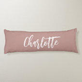 Dusty-Wortname-Skript Seitenschläferkissen (Rückseite)