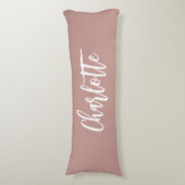 Dusty-Wortname-Skript Seitenschläferkissen (Vorderseite Vertikal)