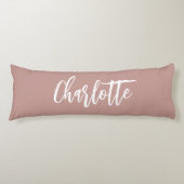 Dusty-Wortname-Skript Seitenschläferkissen (Vorderseite)