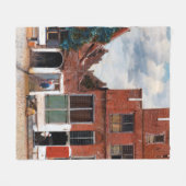 Dutch Alley, Johannes Vermeer Fleecedecke (Vorderseite (Horizontal))