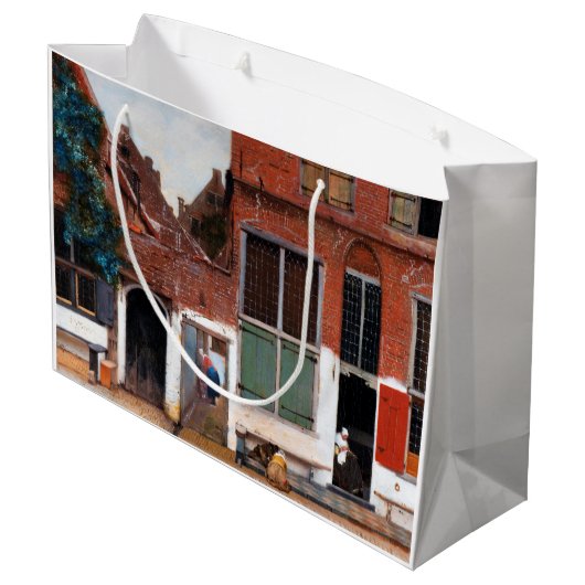 Dutch Alley, Johannes Vermeer Große Geschenktüte (Rückseite Schrägansicht)