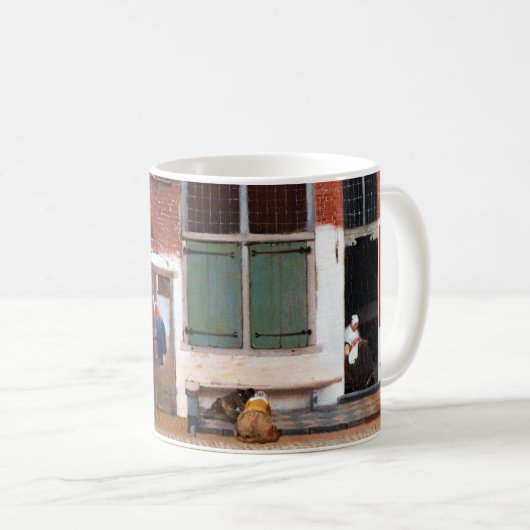 Dutch Alley, Johannes Vermeer Kaffeetasse (VorderseiteRechts)