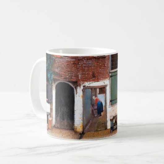 Dutch Alley, Johannes Vermeer Kaffeetasse (Vorderseite Links)