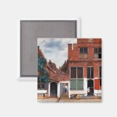 Dutch Alley, Johannes Vermeer Magnet (Vorderseite/Rückseite)