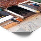 Dutch Alley, Johannes Vermeer Poster (Ecke)