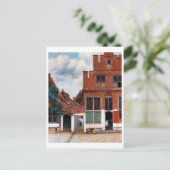 Dutch Alley, Johannes Vermeer Postkarte (Stehend Vorderseite)