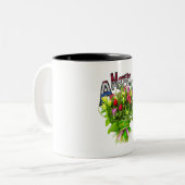 Dutch Amsterdam Souvenir T - Shirt Zweifarbige Tasse (Vorderseite Links)