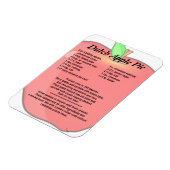 Dutch Apple Pie Recipe Magnet (Linke Seite)