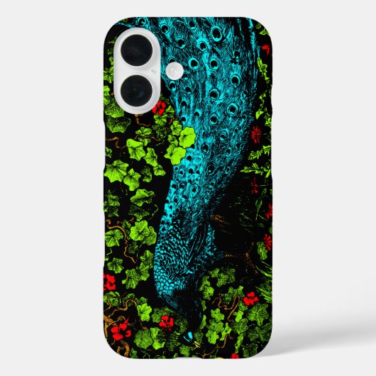 Dutch Art Nouveau Peacock and Butterfly Case-Mate iPhone Hülle (Rückseite)