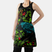 Dutch Art Nouveau Peacock and Butterfly Schürze (InSitu)