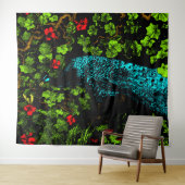 Dutch Art Nouveau Peacock and Butterfly Wandteppich (Beispiel (Horizontal))