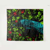 Dutch Art Nouveau Peacock and Butterfly Wandteppich (Vorderseite (Horizontal))