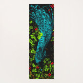 Dutch Art Nouveau Peacock and Butterfly Yogamatte (Rückseite)