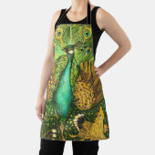 Dutch Art Nouveau Peacock and Chickens Schürze (InSitu)
