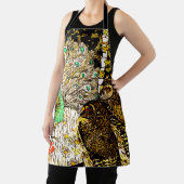 Dutch Art Nouveau Peacock and Owls Schürze (InSitu)