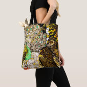 Dutch Art Nouveau Peacock and Owls Tasche (Von Nahem)