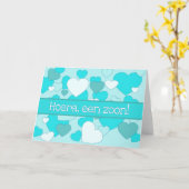 Dutch Baby Boy gratuliert Karte (Gelbe Blume)