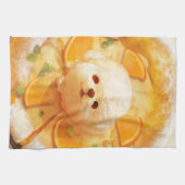 Dutch Baby Pancake mit Niedlicher Dog Ice Creme Geschirrtuch (Horizontal)