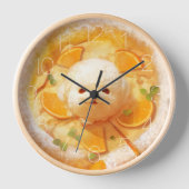 Dutch Baby Pancake mit Niedlicher Dog Ice Creme Uhr (Vorderseite)