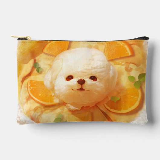 Dutch Baby Pancake mit Niedlicher Dog Ice Creme Zubehörtasche (Vorderseite)