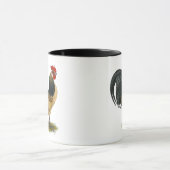 Dutch Bantam: Blue Quail Rooster Tasse (Zentrum)