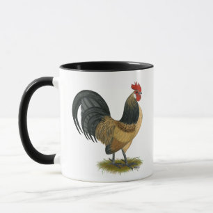 Dutch Bantam: Blue Quail Rooster Tasse