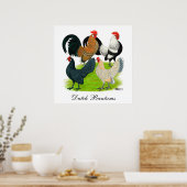 Dutch Bantam Quartett Poster (Küche)