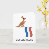 Dutch Birthday Card - Gefeliciteerd Karte (Gelbe Blume)