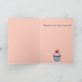 Dutch Birthday Frucht Cupcake Karte (Innenseite)