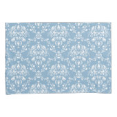 Dutch Blue Damask Kissenbezug (Vorderseite-Rechts)