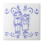 Dutch Blue Kids Fliese (Vorderseite)