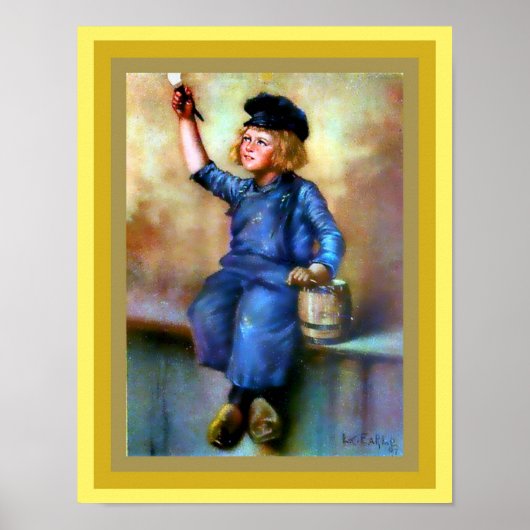 Dutch Boy Painter Print Vintag 1908 Poster (Vorne)