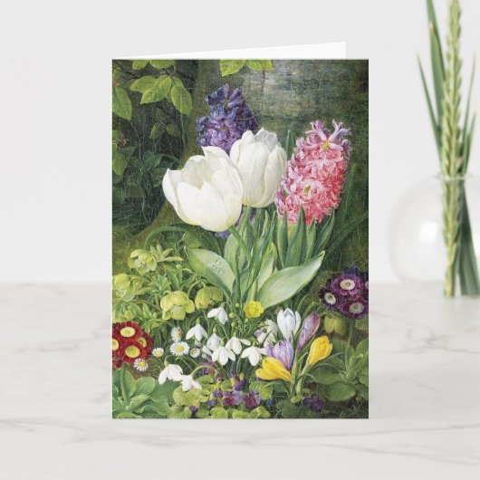 Dutch Bulb Spring Flowers Karte (Vorderseite)