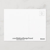 Dutch Butterfets Blue Frame Geburtstagskarte Postkarte (Rückseite)