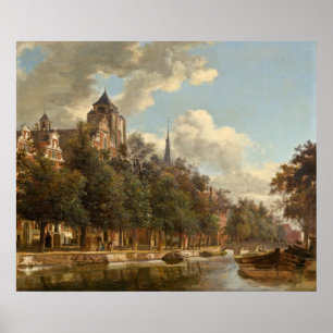 Dutch Canal - Jan van der Heyden Fine Art Poster