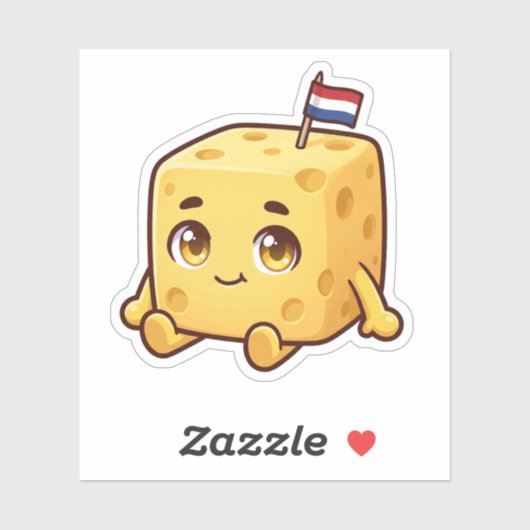 Dutch Cheese Sticker (Blatt)