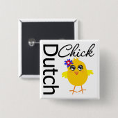 Dutch Chick Button (Vorne & Hinten)