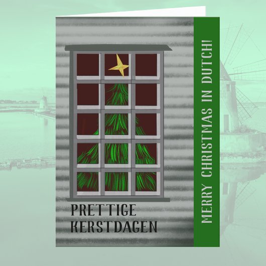 Dutch Christmas Tree Feiertagskarte