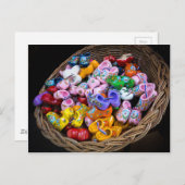 Dutch Clogs Postkarte (Vorne/Hinten)