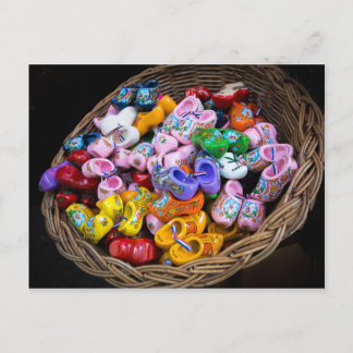 Dutch Clogs Postkarte
