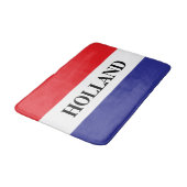 Dutch country flag of the Netherlands bath mat rug Badematte (Schrägansicht)