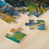 Dutch Countryside with Windmills and Water Channel Puzzle (Seite)